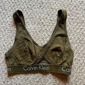 Calvin Klein Khaki Bralette